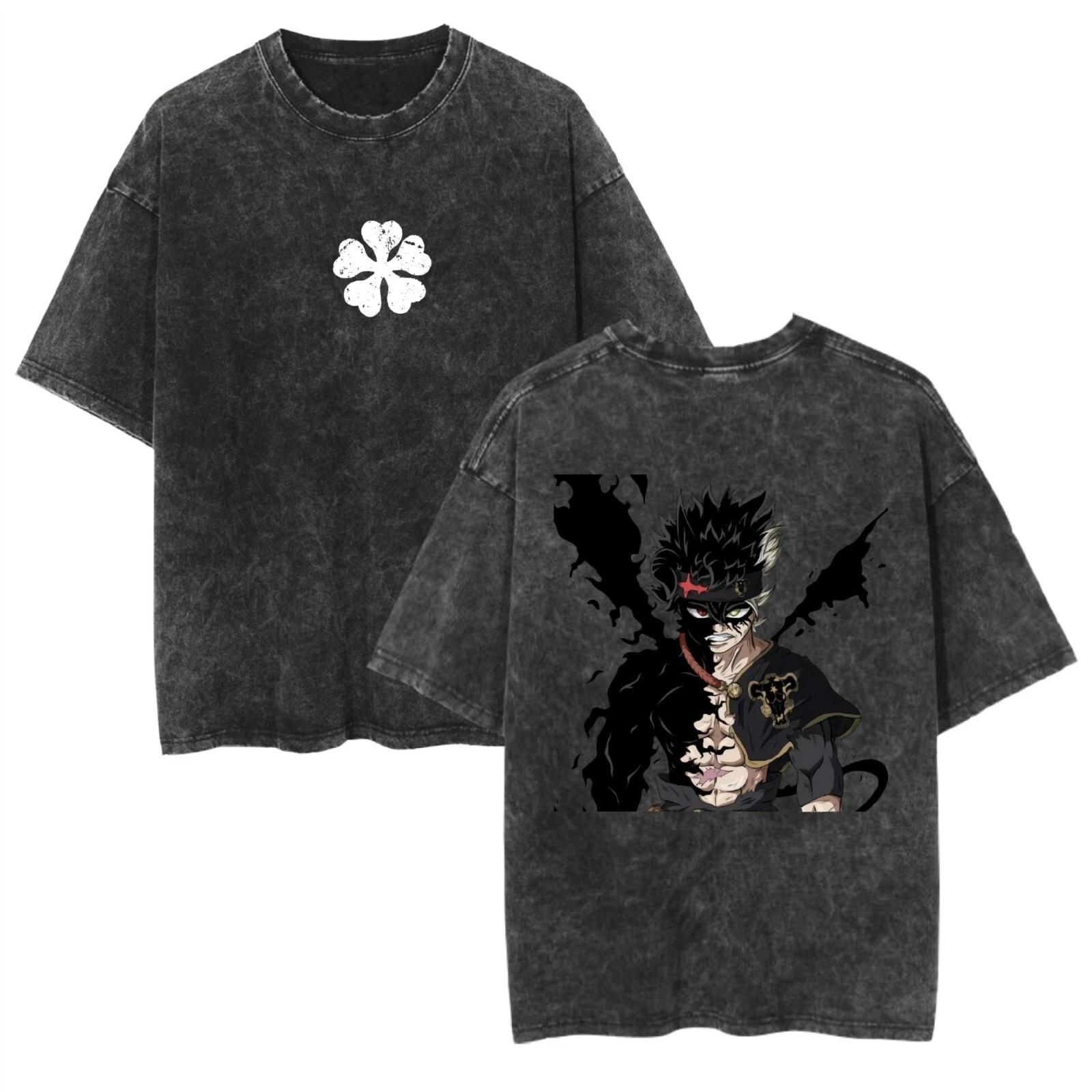 Black Clover Anime Manga T-Shirt Tee Undershirt Cotton Casual 3XL