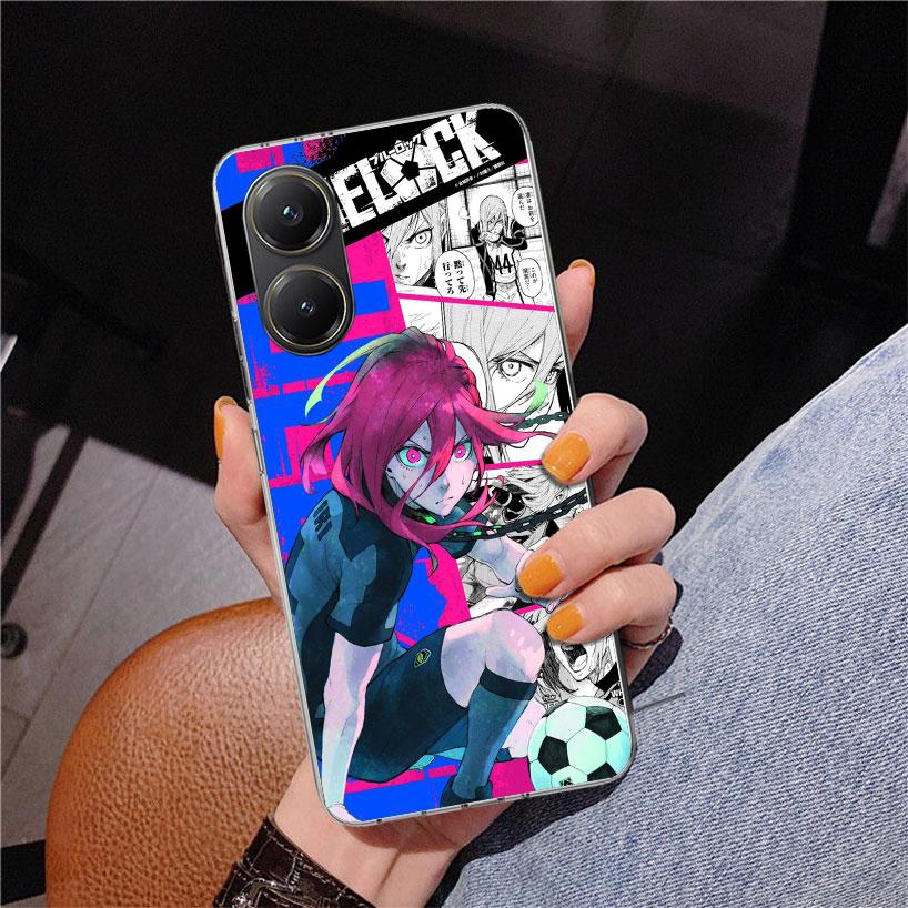 

Blue Lock Chigiri Hyoma Phone Case For Xiaomi Poco X7 X6 X5 Pro F7 Ultra Redmi 15C 15 13C 13 12C 12 10 10A 10C 9 9A 9C 9T Cover Redmi 12C