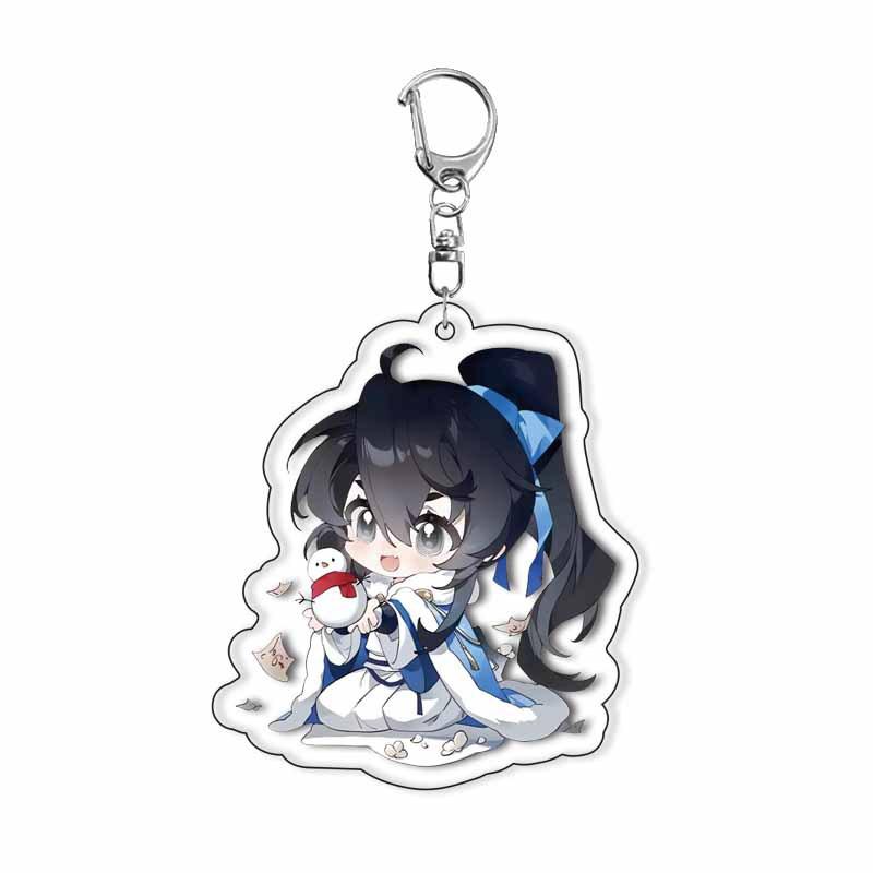Novel Magistrate Anime Cartoon Character Wenshi Xiewen Chen Budao Acrylic Key Chain Decor Schoolbag Stationery Bag Daily Colloct