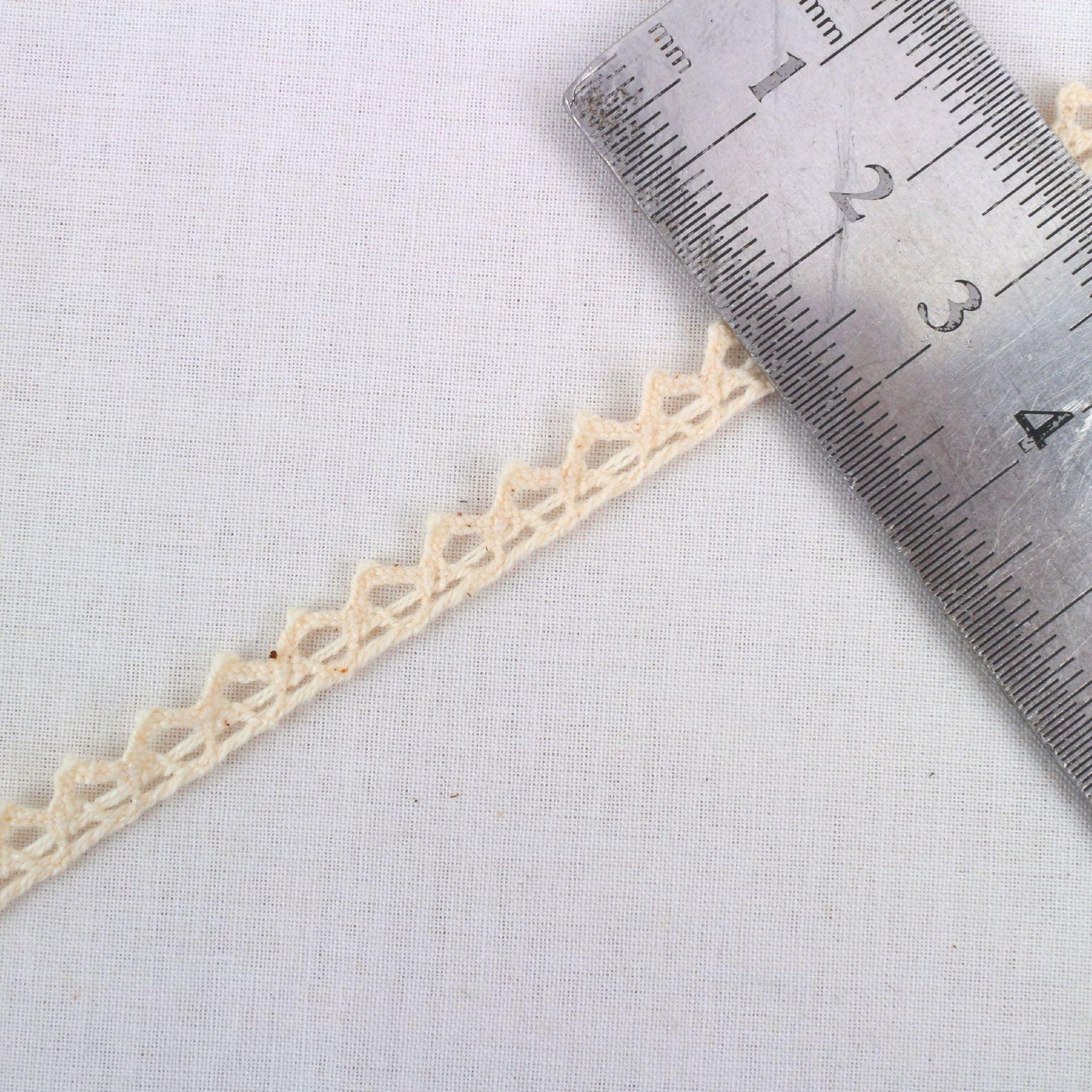 

Тонкая хлопковая кружевная нить DIY Аксессуары для одежды, Хлопковая нить Кружево-шнурок для штрих-кода, Кружевная ткань для диванных занавесок, юбок для кукол 215 original white