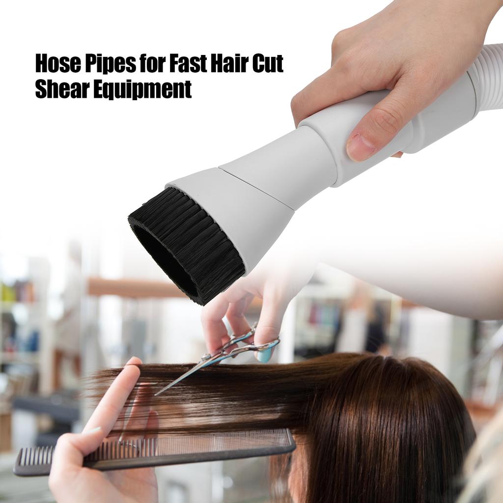 Flexible Extensible Hose Pipes Brush Head for Fast Hair Cut Shear Equipment Vacuum Cleaners