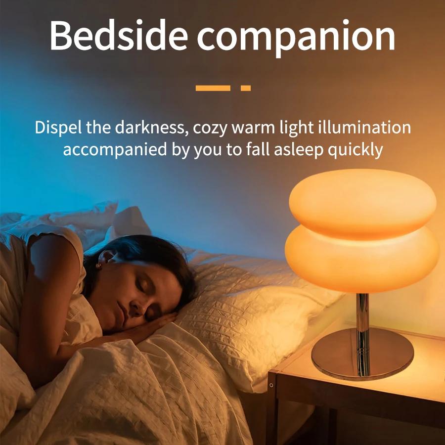 LED Table Lamp Trichromatic Dimming Creative Atmosphere Night Lights Eye Protection For Bedroom Living Room Decor Lighting