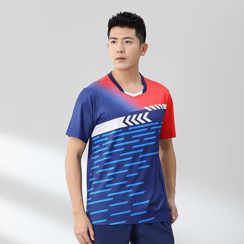 Quick-Dry Badminton Shirt Men Women Kids Sport T-Shirt Training Competition Uniform