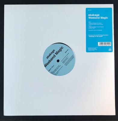12inch Record AKAKAGE  Weekend Magic SBEP002 SUNBELL 2003 Japan Japanese PopRock Used