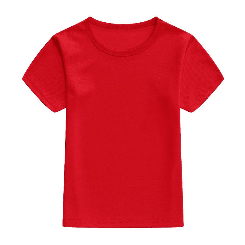 Custom Children's T-shirts, Short-sleeve Activity Shirts for Elementary Students with Logo Printing