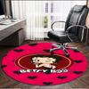 doll Print Round Rug, Washable Floor Carpet, For Entryway Dorm Laundry Room Office Study, Home Decor Birthday Christmas Gift