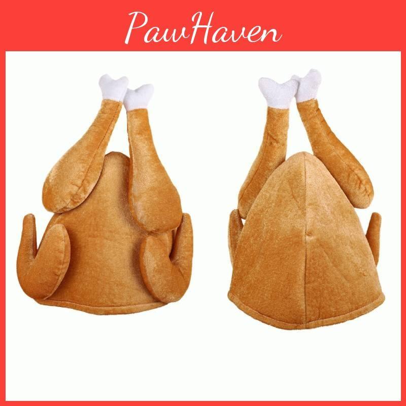 Hat Drumstick Thanksgiving Turkey Hat Amusing Celebratory Entertainment Sponge