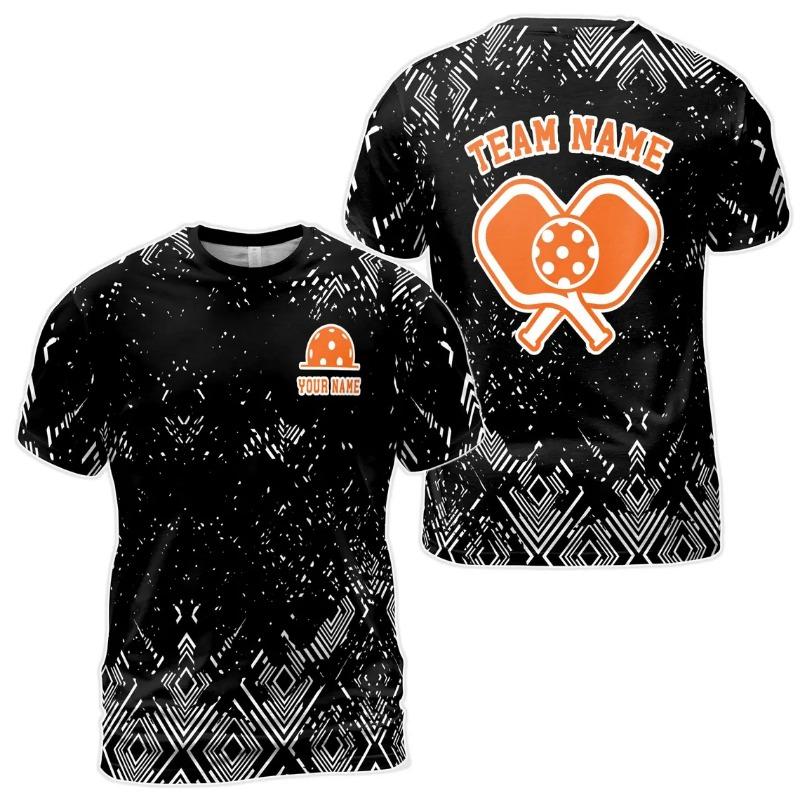 Fashion Pickleball Graphic Jersey 3D Printed Men's Personalized Name