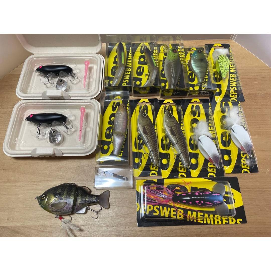 Used Depth Web Member Limited Lure Set of 14
