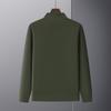 2025 Men's Half-Zip Double-Sided Fleece Sweatshirt - Warm Winter Long Sleeve Top for All Ages