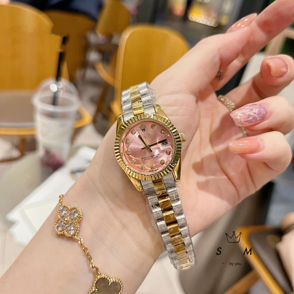 Micro Business Labor Family Diary Series Fashion Trend Steel Belt Watch Female Famous Watch Quartz Watch Female Male