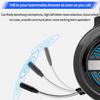 Game Headphone Wired 3.5mm USB Headphone Noise Reduction Portable Headset with Microphone