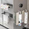 Wall-mounted Magnetic Tissue Holder Non Drilling Kitchen Towel Holder  Kitchen