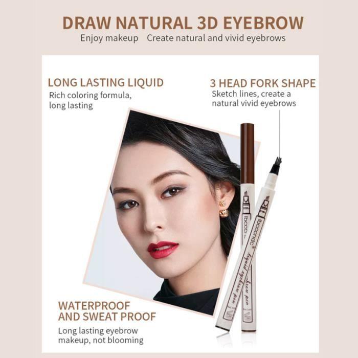 Fournitures de maquillage à sourcils à sourcils à sourcils imperméables pour femmes