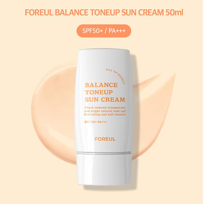 

FOREUL Balance Toneup Солнцезащитный крем SPF+/PA+++ 50мл (3 варианта) 1PCS