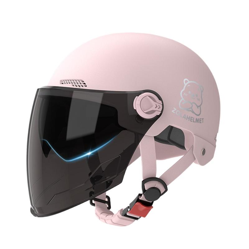 Helmet Electric Car Girl Cute Funny Lightweight Hair Hat Women's Helmet