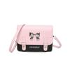 Bow Handbag Spring New Versatile Ins Gentle Texture One-shoulder Crossbody Bag Korean Style Small Square Bag
