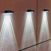 3LED Waterproof Solar Wall Lamps 2LED Solar Wall Lights Yard Atmosphere Wall Lights  Decor