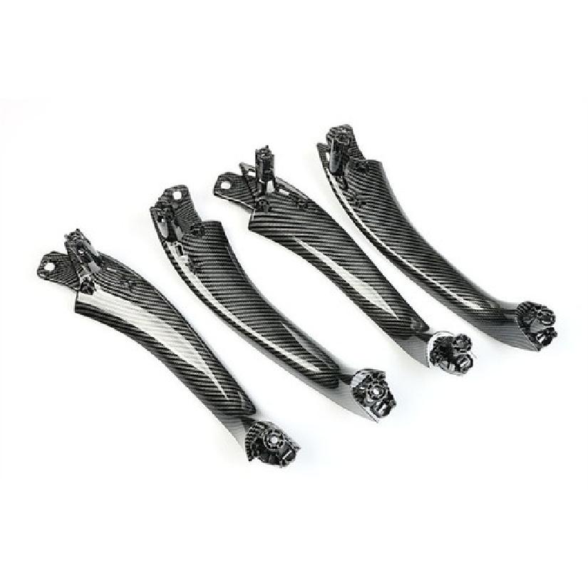 4x ABS Carbon Fiber Car Interior Door Handle Ide Part For BMW X3 G01 X4 G02