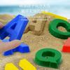 26Pcs English Alphabet Literacy Beach Toys, Beach Spelling Confession Artifact Sand Model