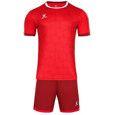Kelme Herren-Fußballtrikot-Set, T-Shirt und Hose (Rot, XL)