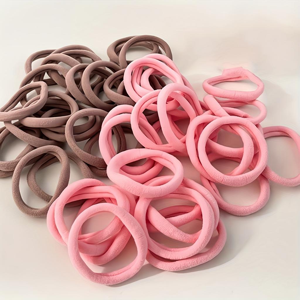 50pcs Women's Casual Hair Bands, Anti-slip, Suitable for Daily Hair Accessories, Gym Hair Bands, and Multi-functional Hair Bands