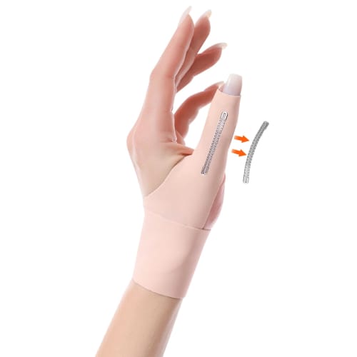 Ultra-Thin Wrist and Thumb Support with Built-in Spring, Stabilizing and Protecting, Ultra-Thin, Pressure-Adjustable, Thumb Base Support, Protection,