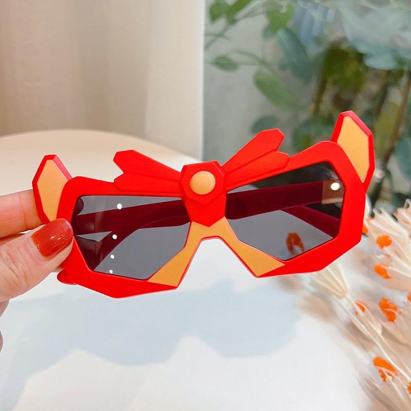 Children'S Sunglasses Cool Handsome Boy Female Cartoon Transformers Sunglasses Baby Funny Toy Sunshade Photo Glasses