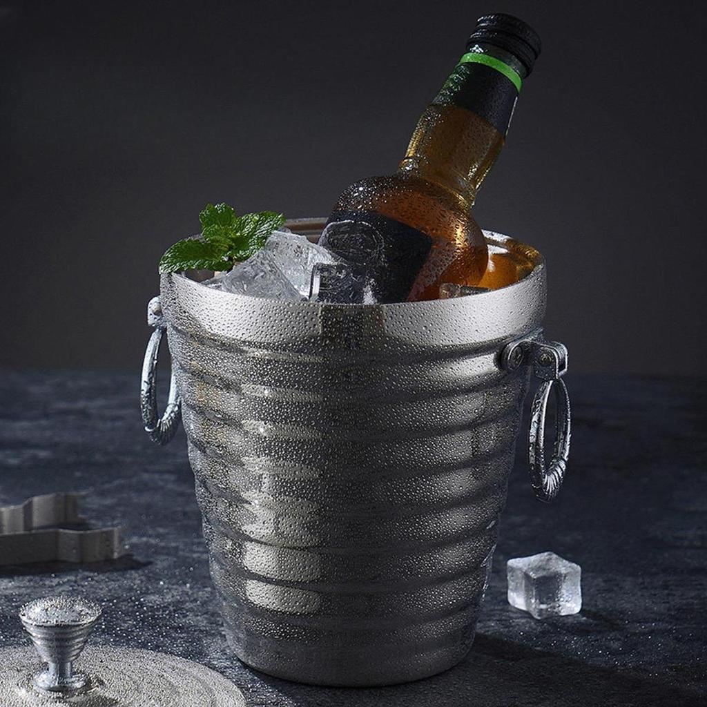 Metal Ice Bucket, Beer Bucket ,Cooling Container , 1L