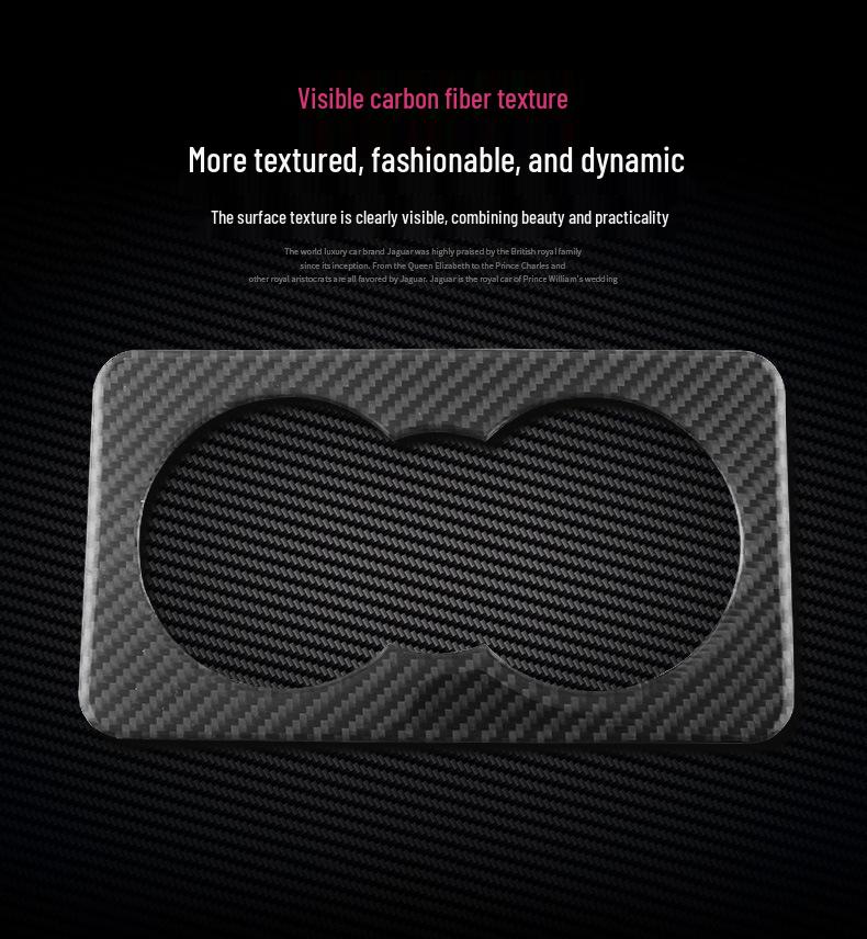 Jaguar 16-20 F-PACE X761 Carbon Fiber Interior Decoration Sticker Set
