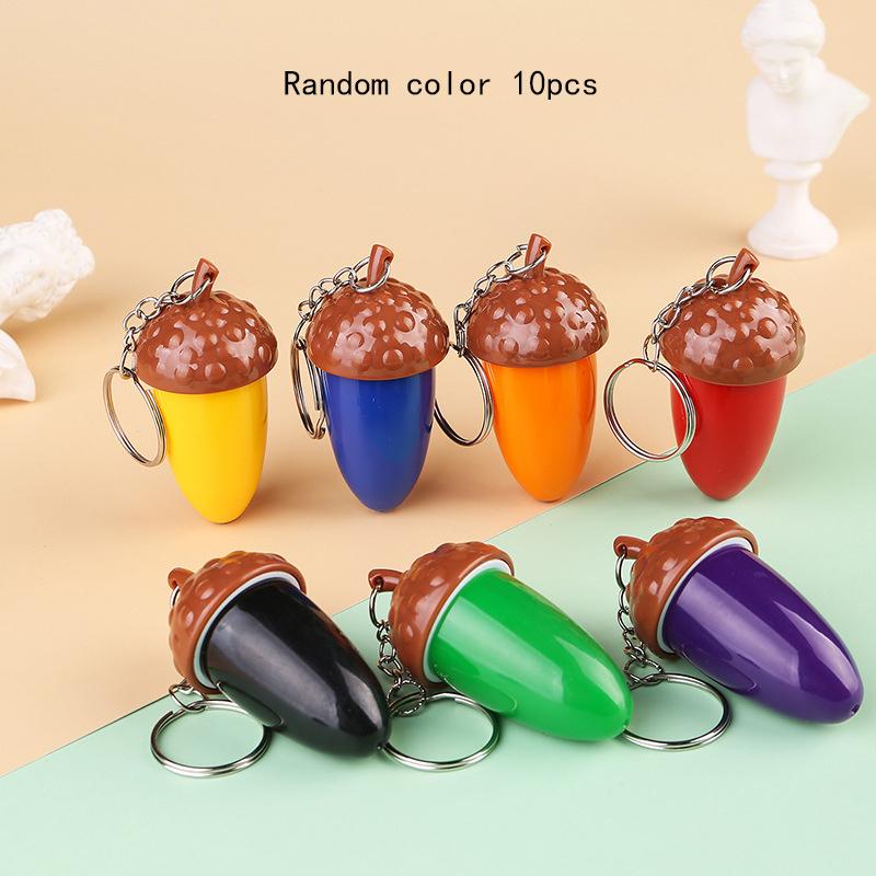 

Возвращение в школу 10 шт. креативная шишка стиль выдвижная шариковая ручка брелок выдвижная шариковая ручка студент небольшой подарок подарочные награды Random color 10pcs