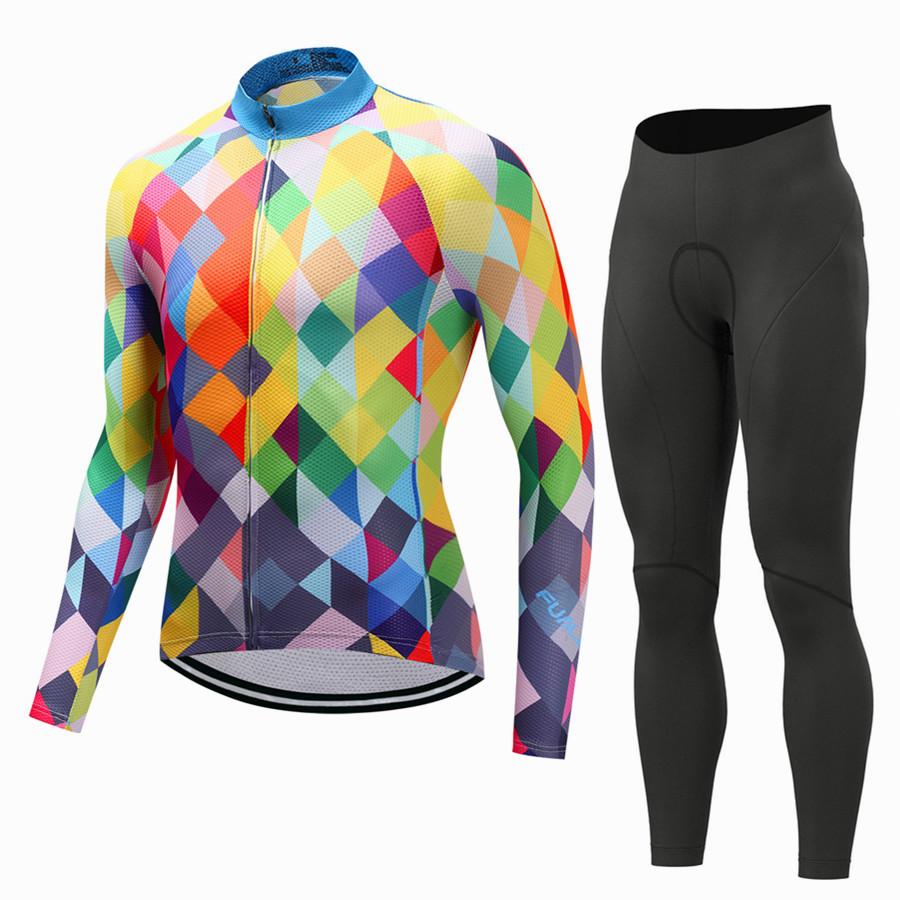 2026 Summer and Autumn Long-sleeved Cycling Suit, Women's Top, Overalls, Trousers, Quick-drying and Breathable Cycling Clothing