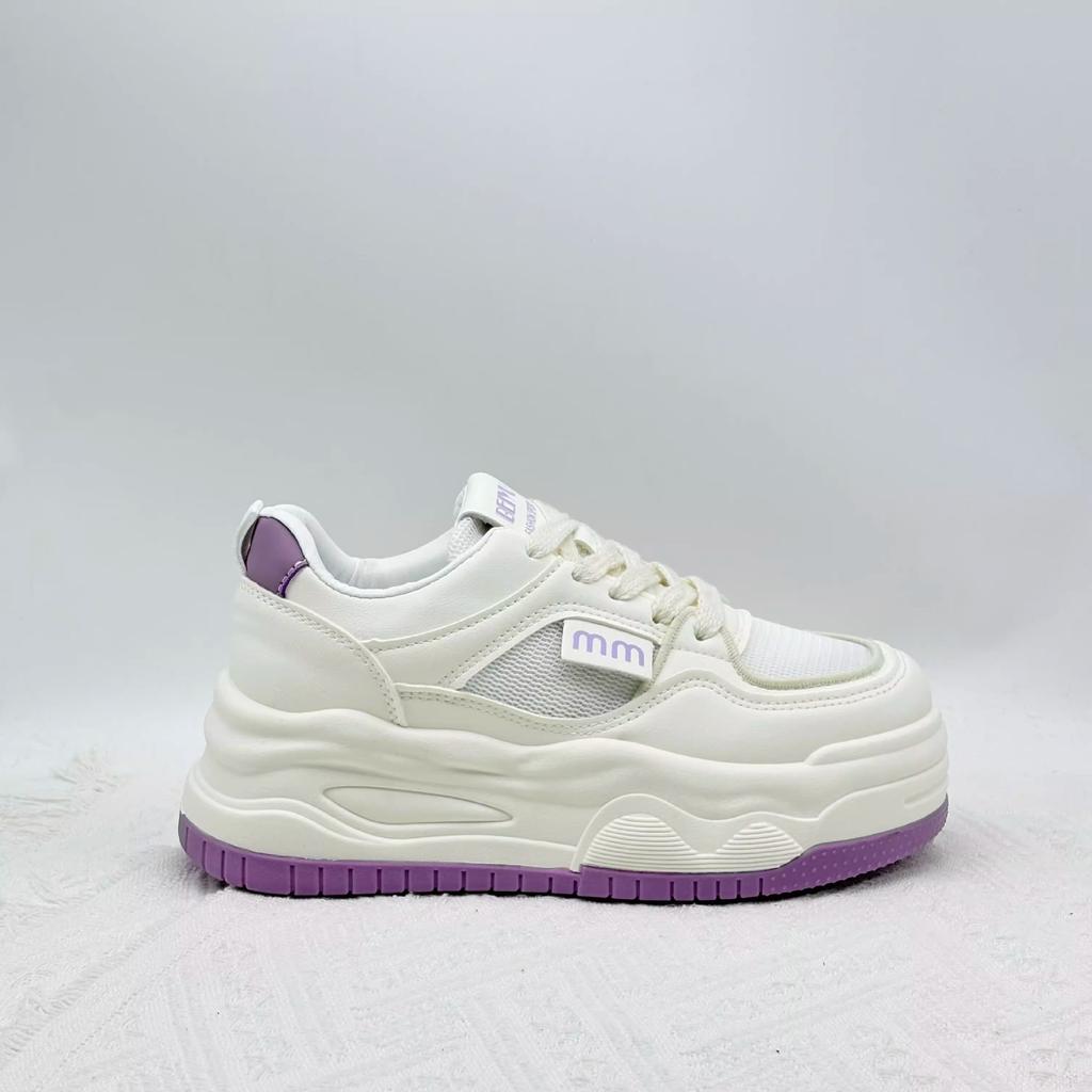 2025 spring Korean version of high-value dopamine platform white shoes women's new versatile shoes ins tide student board shoes