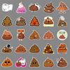 50PCS Cartoon Poo Stickers for Scooters, Luggage, Laptops, Cars & Motorcycles
