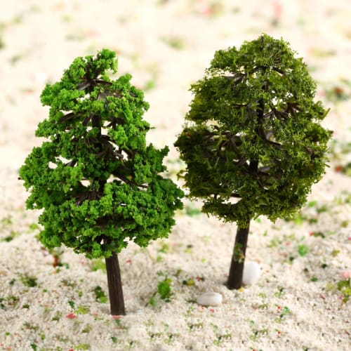 70-Piece Set of Diorama Trees, Model Trees, Tree Models, Railway Models, Architectural Model Materials, Miniature Scenery Collection, Tree Landscape M