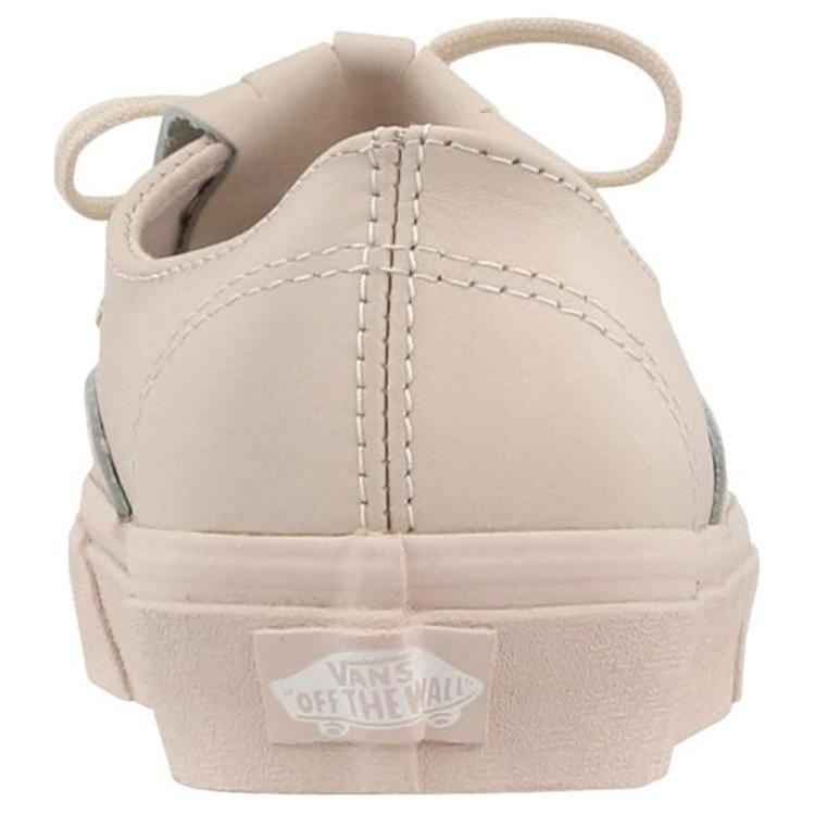 Vans Authentic Fringe Leather Whisper Pink Unisex Sneakers Gold VN0A3DPFOES
