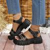 Fashion Women's New Fashion Buckle Designer Sandals for Women 2024 Summer in Store Solid Color Outdoor Dress Party Ladies Flip Flops