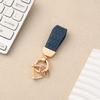 Luxury PU Leather Anti-Lost Motorcycle Car Keychain Pendant