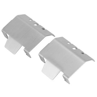 2pcs Stainless Metal Front Rear Axle Protective Guard Plate for Traxxas TRX4 110 RC Crawler