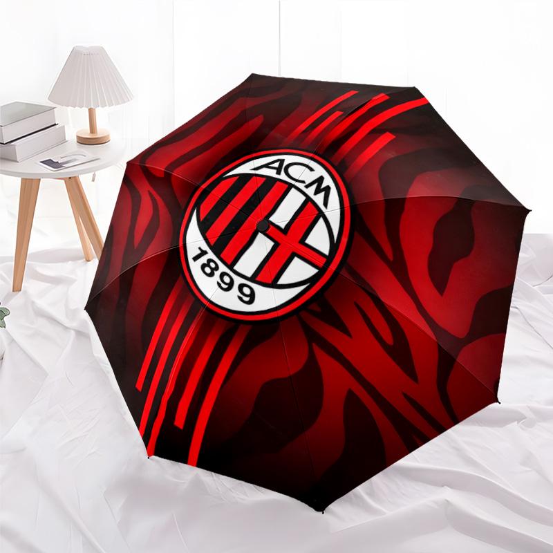 1pc A-AC Milan Umbrella, Sun Protection, And UV Shielding. It Has Eight Sturdy Ribs for Outdoor Use And Perfect As a Holiday Gift