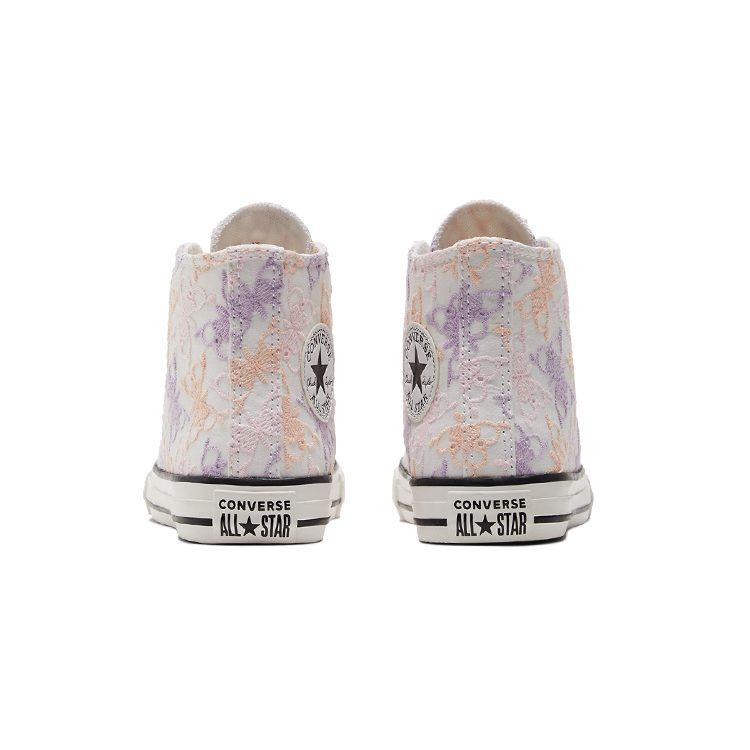Converse Chuck Taylor All Star Canvas High Top Canvas Shoes Pink Purple Children Aged 3 7 Years Old A01616C