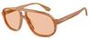 Emporio Armani STRIPED LIGHT 63287357 0EA4263U Sunglasses, BROWN, 57mm,