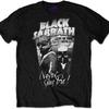 Black Sabbath Men's Never Say Die T-Shirt Small Black