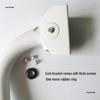 Universal L-Shaped Aluminum Alloy Surveillance Camera Bracket with Gooseneck Wall Mount for Bolt-Action Cameras