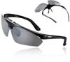 Polarized Sports Sunglasses Ideal for Tunnels [Adventure King] Flip-up Sabae Design/Cycling/Driving FRS5-GR15