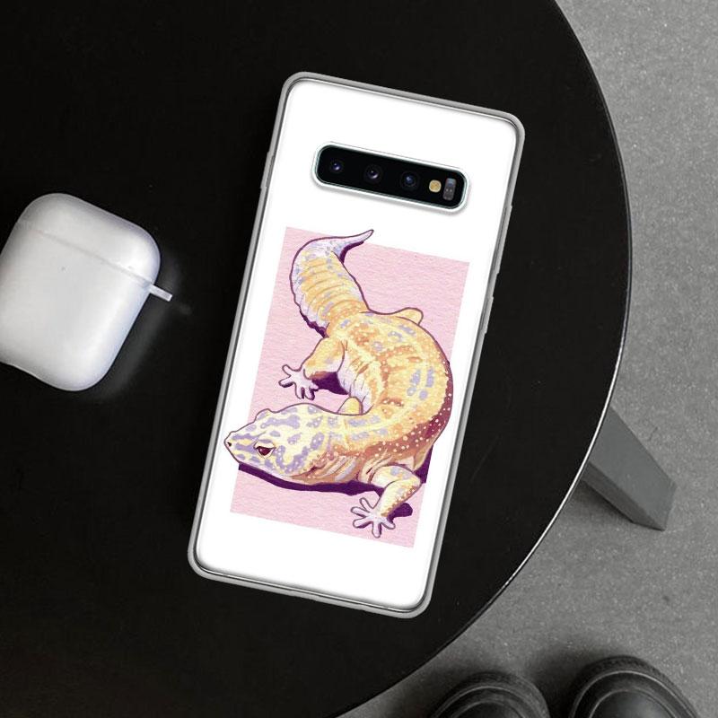 Lizards Geckos Phone Case Cover for Samsung Galaxy S26 S25 Edge S24 S23 Ultra S22 Plus S21 FE S20 + Art Customized Fundas Galaxy