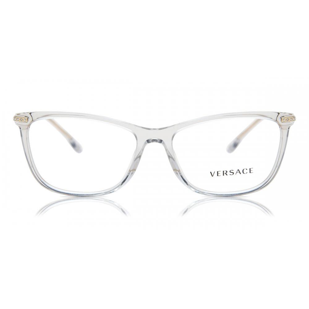 

Versace Ve3274b Asian Fit 5305 Women Eyeglasses Transparent Grey/54-16-140
