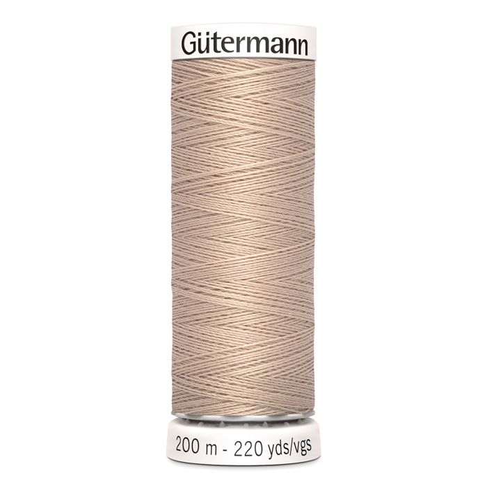 Fil tout textile - GUTERMANN - 748277-121 - 200m - Couleur Marron - Vendu à la pièce