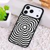 Luxury Chessboard Grid Love Heart Phone Case for iPhone 17 Air 16 15 11 12 14 13 Pro Max Shockproof Cover