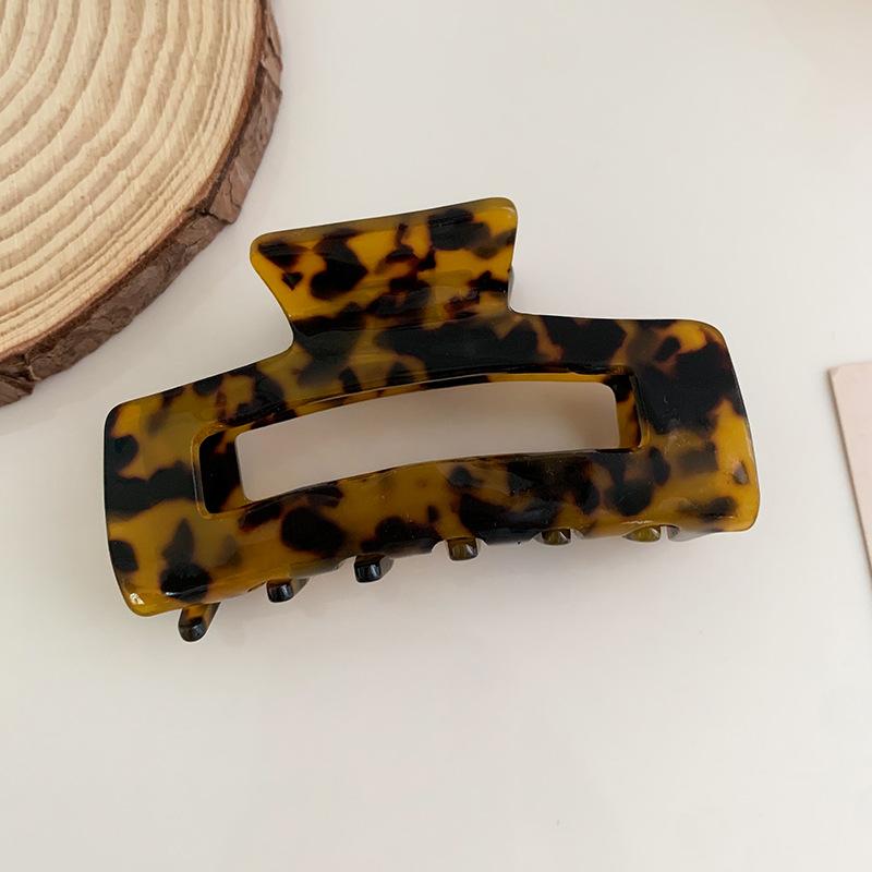 Vintage Claw Clip Women Hair Clips Leopard Pattern Marbling Hair Barrettes Crab for Hair Girls Hair Claw Hair Accessories New